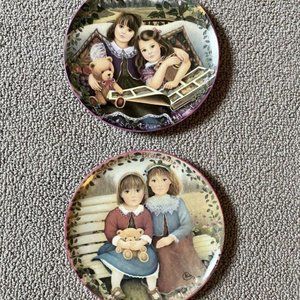 2 Bradford Exchange Collector Plates - Sisters